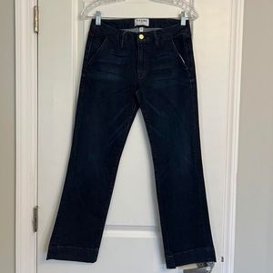 FRAME Cropped Flare Jeans, Size 26